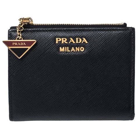 prada compact wallet|prada 錢包.